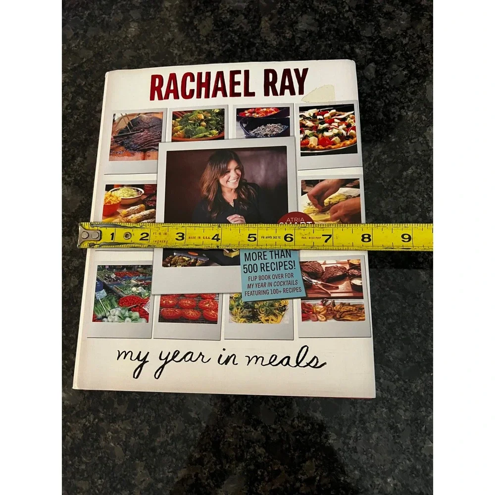 Rachael Ray My‎ Year in Meals & Cocktails Cookbook Hardcover Recipes 2012